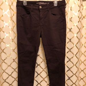 American Eagle Sateen Super Stretch skinny jeans